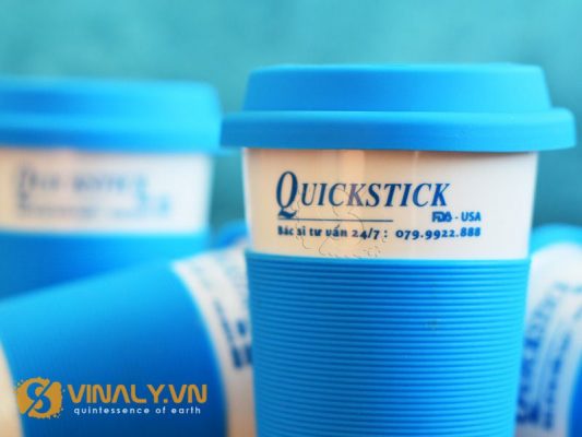 QuickStick lựa chọn phượng pháp in ly sứ là in lụa