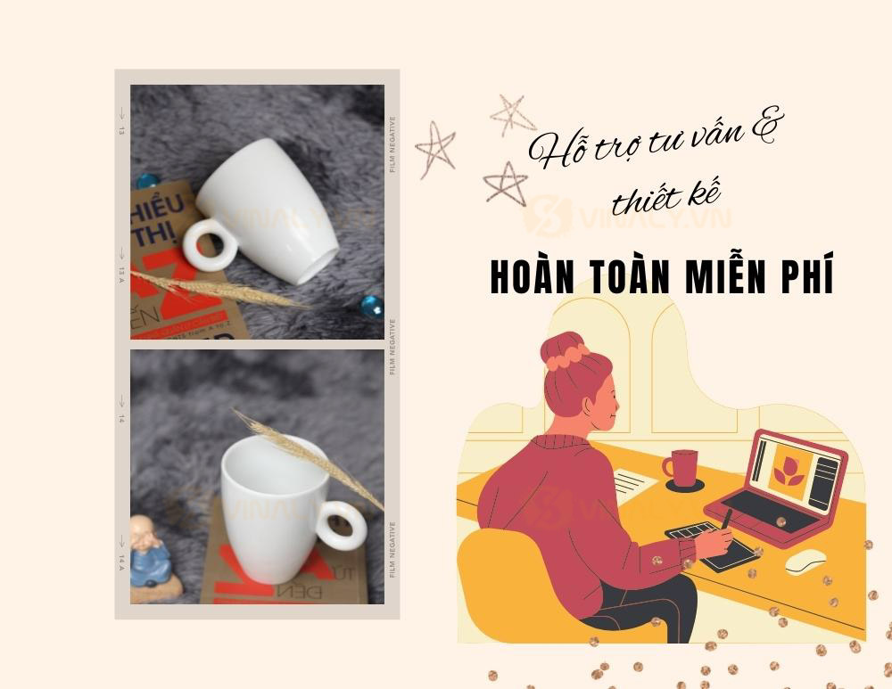 LY GỐM SỨ TRẮNG BẦU QUAI TRÒN - CHIẾT KHẤU SỐ LƯỢNG LỚN LY GOM SU TRANG BAU QUAI TRON CHIET KHAU SO LUONG LON 6 of 13