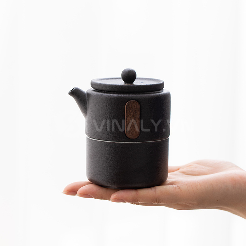 vINALY - BỘ TRÀ DU LỊCH MINI XẾP CHỒNG SIÊU NHỎ GỌ VINALY.VN bo coc loc tra du lich co tui quai xach mau vang 3