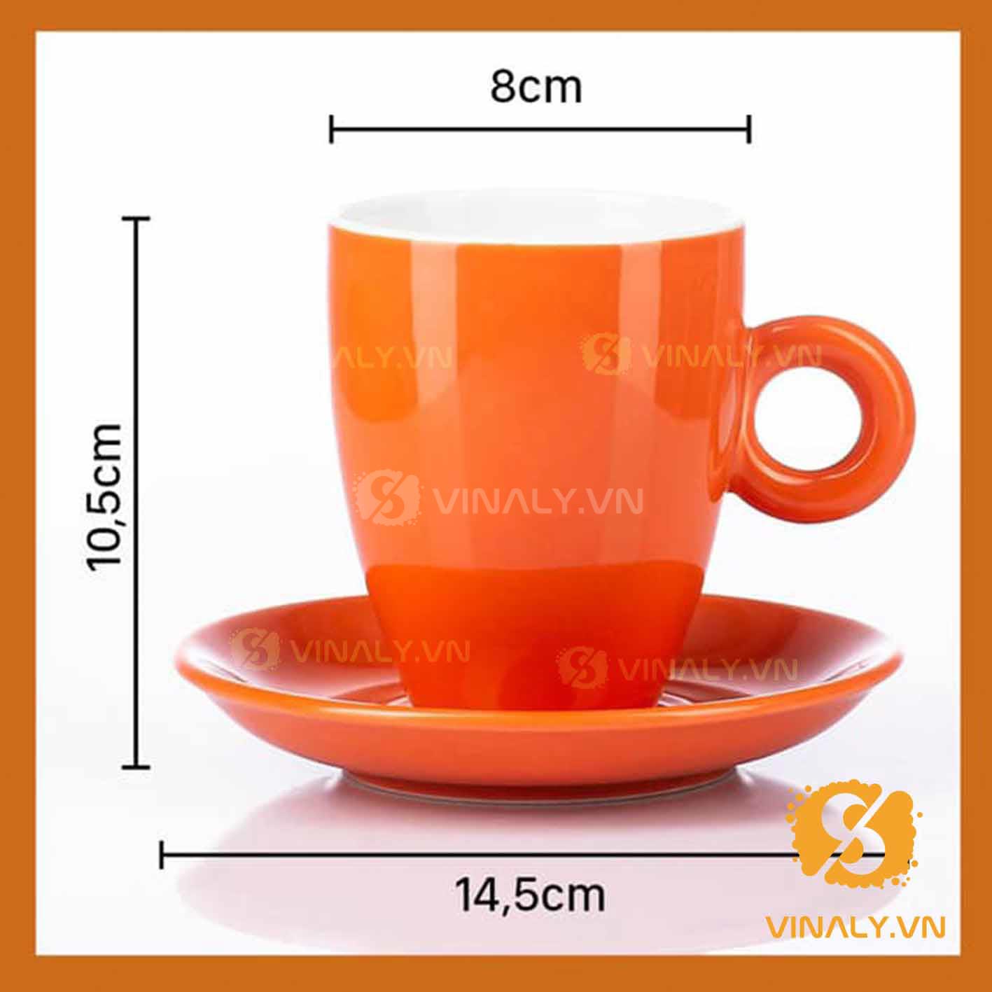 LY SỨ CAFE PHA MÁY LATTE NHIỀU MÀU SẮC vinaly.vn ly su vinaly ly su cafe pha may Latte nhieu mau sac 23