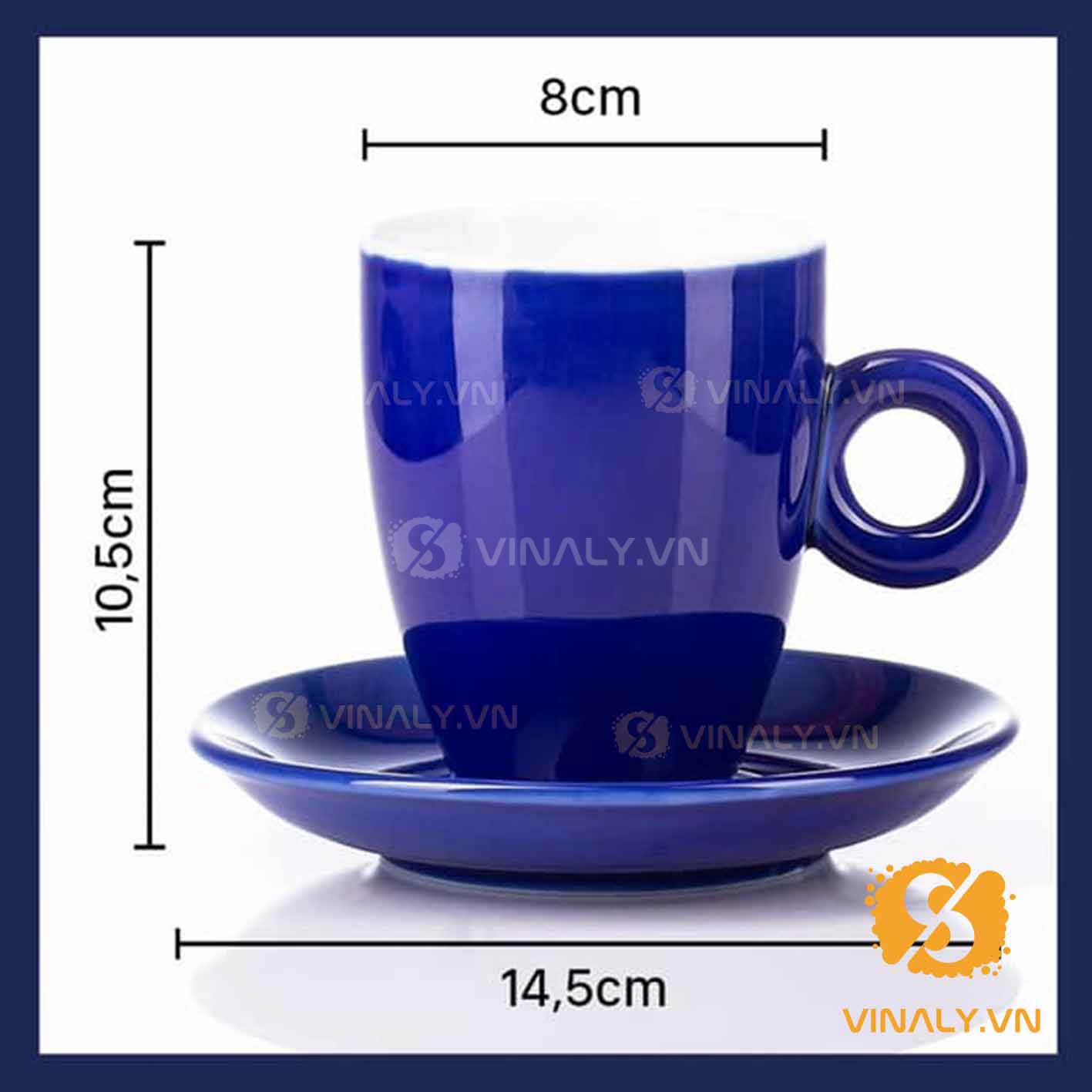 LY SỨ CAFE PHA MÁY LATTE NHIỀU MÀU SẮC vinaly.vn ly su vinaly ly su cafe pha may Latte nhieu mau sac 4