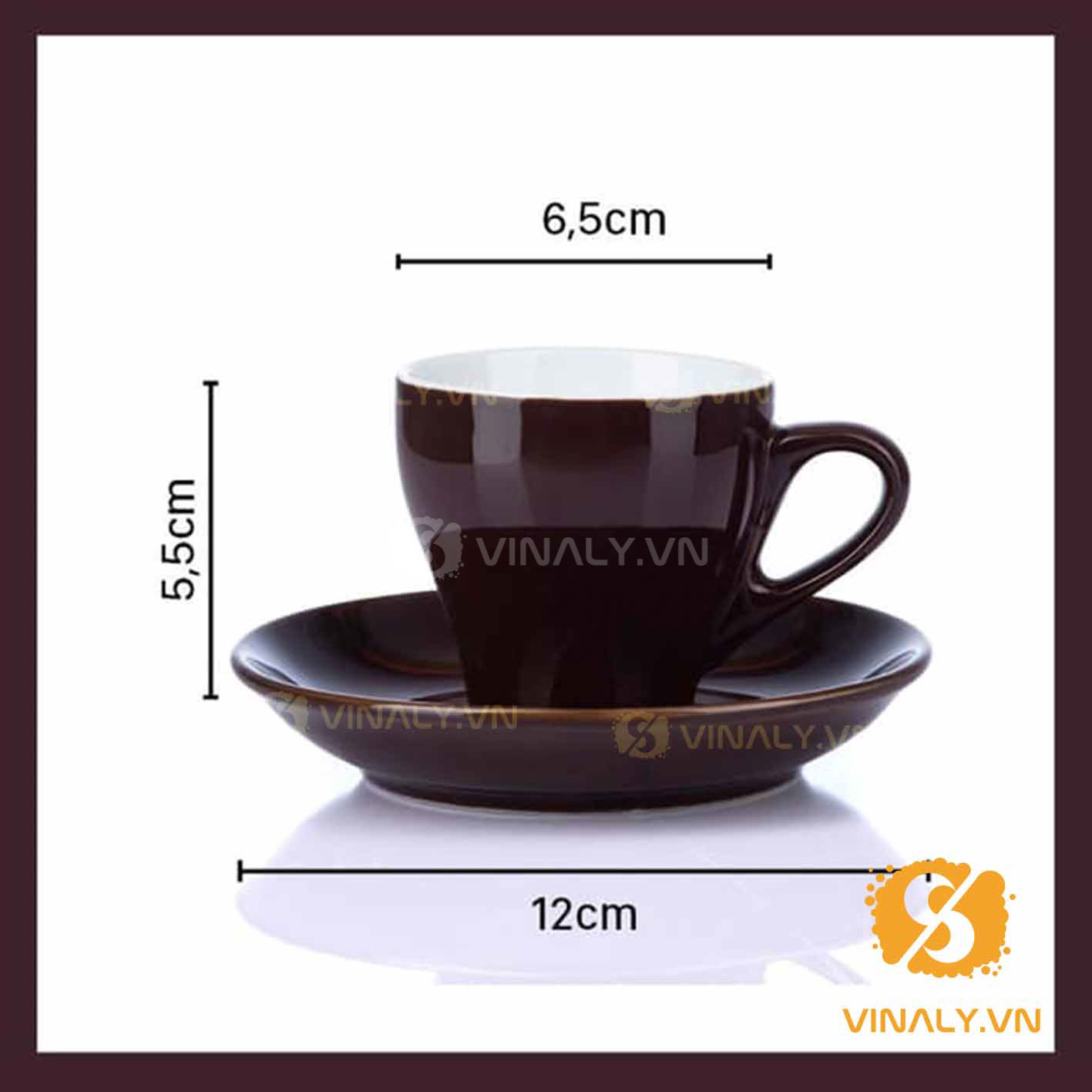 LY SỨ QUÁN CAFE - LY CAFE PHA MÁY EPRESSO vinaly.vn ly su vinaly ly su cafe pha may epresso nhieu mau sac 16