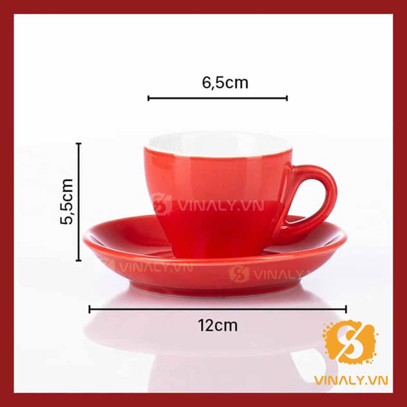 LY SỨ QUÁN CAFE - LY CAFE PHA MÁY EPRESSO vinaly.vn ly su vinaly ly su cafe pha may epresso nhieu mau sac 17