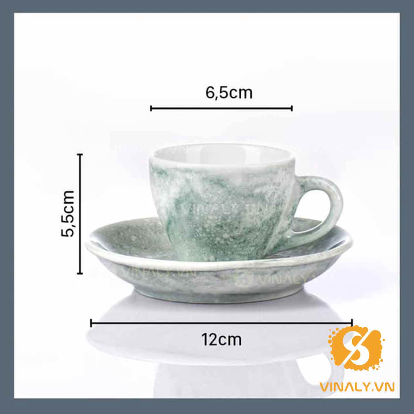 LY SỨ QUÁN CAFE - LY CAFE PHA MÁY EPRESSO vinaly.vn ly su vinaly ly su cafe pha may epresso nhieu mau sac 9