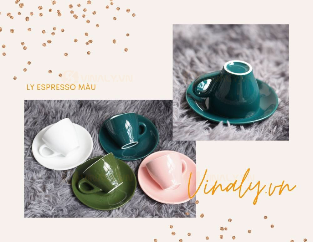 LY SỨ CAFE ESPRESSO MÀU - GIÁ CHỈ TỪ 32K - TẠI VINALY.VN LY SỨ CAFE ESPRESSO MÀU - GIÁ CHỈ TỪ 32K - TẠI VINALY.VN