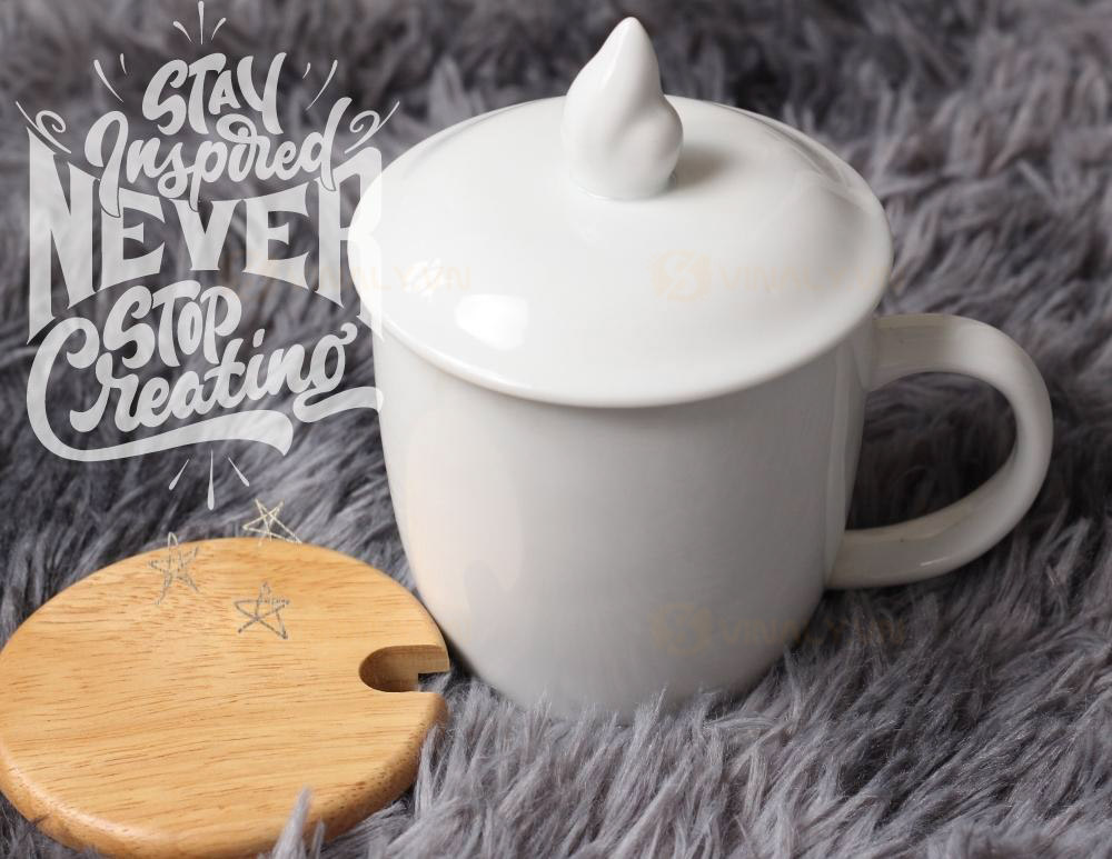 LY GỐM SỨ CÓ NẮP BẦU CẮT ĐẾ - CHIẾT KHẤU TỪ 100 CÁI LY GỐM SỨ CÓ NẮP BẦU CẮT ĐẾ - CHIẾT KHẤU TỪ 100 CÁI
