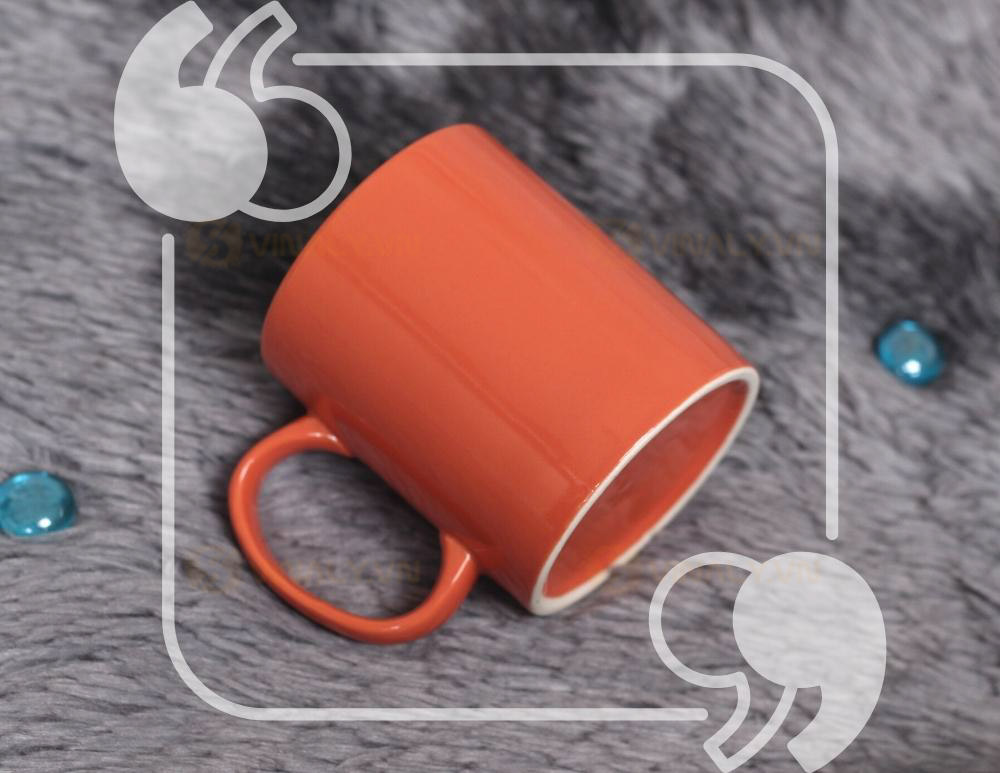 Ly Màu Cam - Ly Sứ Cho Thương Hiệu Có Logo Màu Cam Chủ Đạo Ly Màu Cam - Ly Sứ Cho Thương Hiệu Có Logo Màu Cam Chủ Đạo