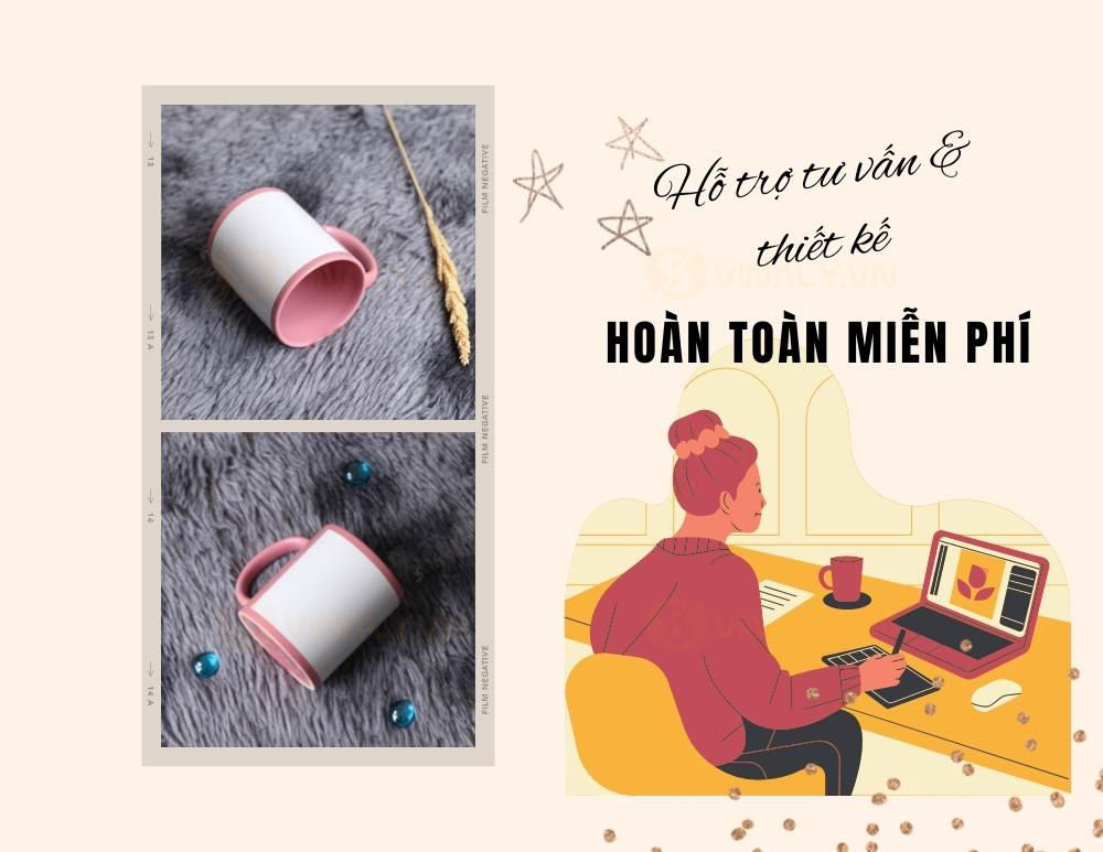 THIẾT KẾ IN HÌNH LÊN LY SỨ NỀN MÀU THIẾT KẾ IN HÌNH LÊN LY SỨ NỀN MÀU
