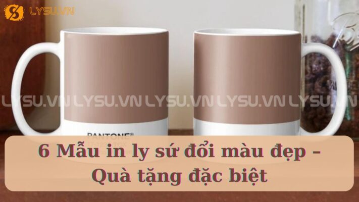 Nếu bạn đang tìm kiếm một món quà độc đáo và sáng tạo, in ly sứ đổi màu chính là lựa chọn hoàn hảo. Những chiếc ly này không chỉ thay đổi màu sắc theo nhiệt độ